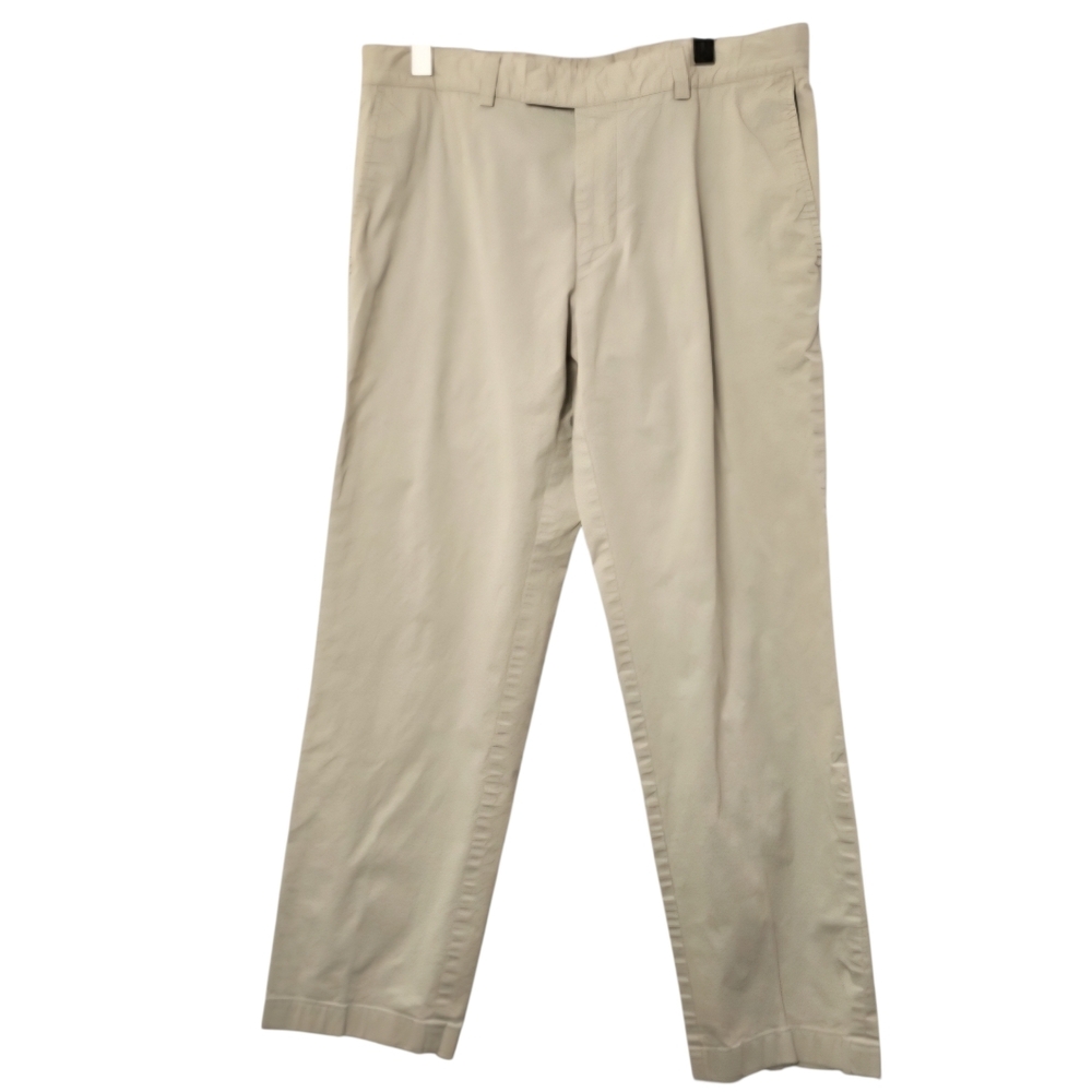Hugo Boss Cream Chino Pants Sz 34 Men's Relaxed Fit Classic Neutral Trousers